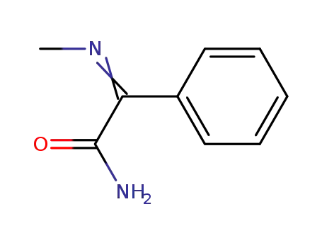 Molecular Structure of 78139-41-0 (Benzeneacetamide,  -alpha--(methylimino)-)