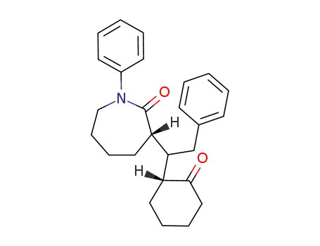 (S)-3-[1-((R)-2-Oxo-cyclohexyl)-2-phenyl-ethyl]-1-phenyl-azepan-2-one