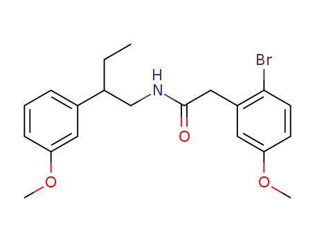 2-(2-Bromo-5-methoxy-phenyl)-N-[2-(3-methoxy-phenyl)-butyl]-acetamide