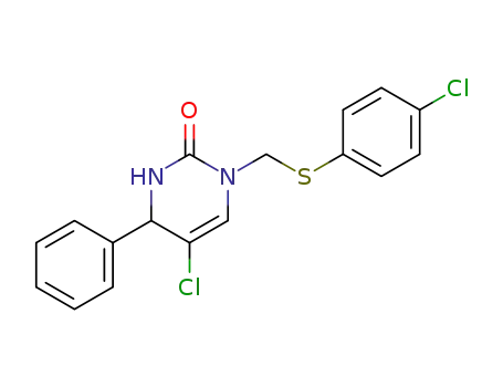5-chloro-1-(4-chlorophenylthiomethyl)-3,4-dihydro-4-phenylpyrimidin-2(1H)-one