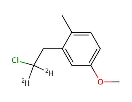 methoxy-5' methyl-2' phenyl-2 chloro-1 ethane (d<sub>2</sub>-1,1)