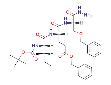 Boc-Ile-Glu(OBzl)-Ser(Bzl)-NHNH<sub>2</sub>