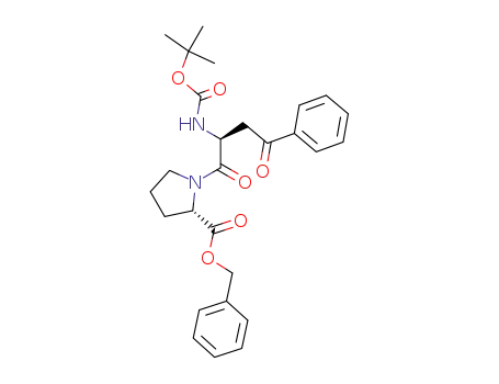 (S)-1-((S)-2-tert-Butoxycarbonylamino-4-oxo-4-phenyl-butyryl)-pyrrolidine-2-carboxylic acid benzyl ester