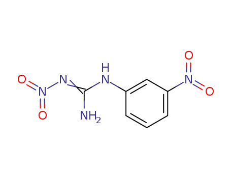 Molecular Structure of 93071-57-9 (Guanidine, N-nitro-N'-(3-nitrophenyl)-)
