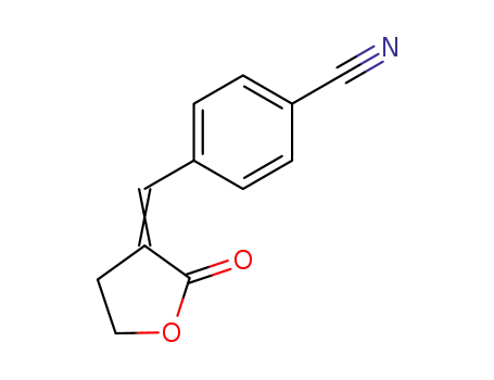 Molecular Structure of 1530-63-8 (4-[(2-oxodihydrofuran-3(2H)-ylidene)methyl]benzonitrile)