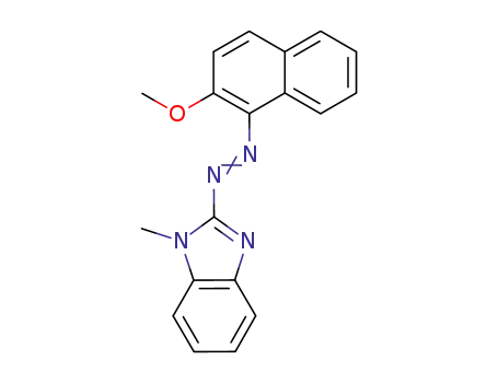 1H-Benzimidazole, 2-[(2-methoxy-1-naphthalenyl)azo]-1-methyl-