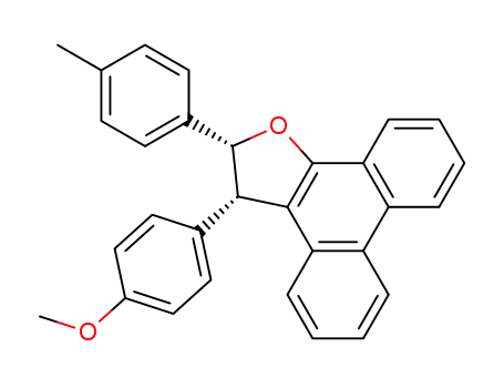 cis-3-(4-Methoxyphenyl)-2-(4-methylphenyl)-2,3-dihydrophenanthro<9,10-b>furan