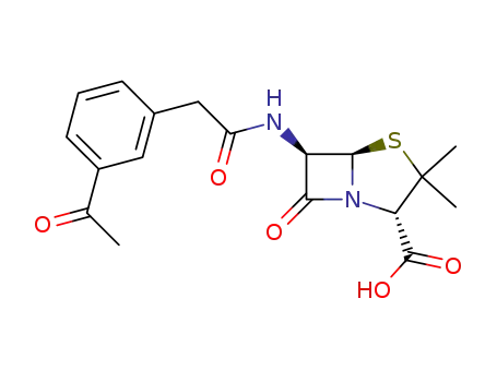 (2S,5R,6R)-6-[2-(3-Acetyl-phenyl)-acetylamino]-3,3-dimethyl-7-oxo-4-thia-1-aza-bicyclo[3.2.0]heptane-2-carboxylic acid