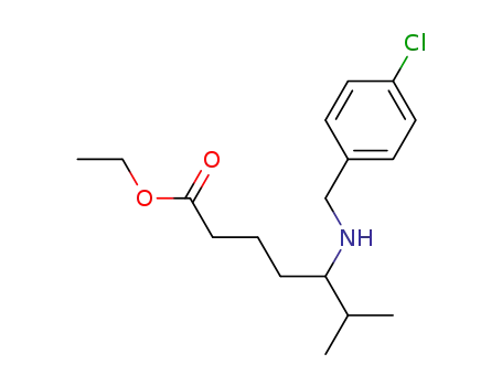 ethyl 5-(4-chlorobenzylamino)-6-methylheptanoate