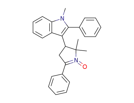1H-Indole,
3-(3,4-dihydro-2,2-dimethyl-1-oxido-5-phenyl-2H-pyrrol-3-yl)-1-methyl-2
-phenyl-