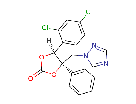 (4S,5R)-5-(2,4-DICHLOROPHENYL)-4-PHENYL-4-(1H-1,2,4-TRIAZOL-1-YLMETHYL)-1,3-DIOXOLAN-2-ONE