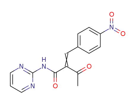 2-[1-(4-Nitro-phenyl)-meth-(E)-ylidene]-3-oxo-N-pyrimidin-2-yl-butyramide