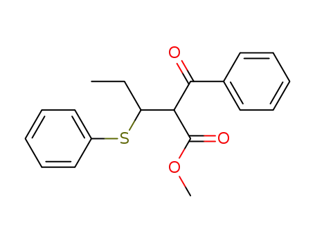 methyl 2-benzoyl-3-phenylthiopentanoate