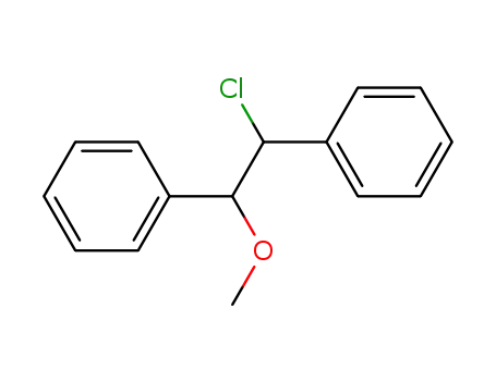 Molecular Structure of 116118-05-9 (Benzene, 1,1'-[(1R,2S)-1-chloro-2-methoxy-1,2-ethanediyl]bis-, rel-)