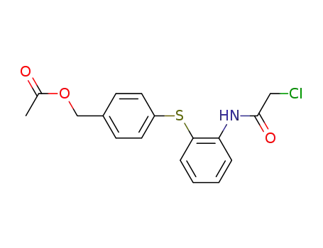 Acetic acid 4-[2-(2-chloro-acetylamino)-phenylsulfanyl]-benzyl ester