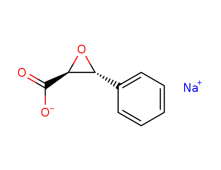 Sodium (+)-(2S,3R)-E-3-phenyl oxirane-2-carboxylate
