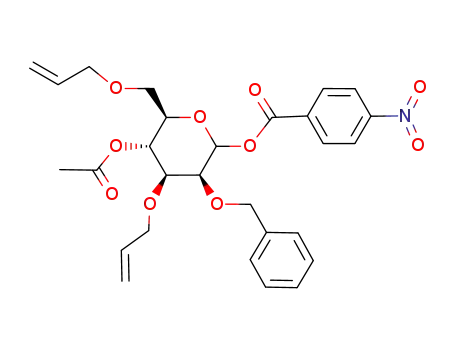 4-O-acetyl-3,6-di-O-allyl-2-O-benzyl-D-mannopyranosyl p-nitrobenzoate