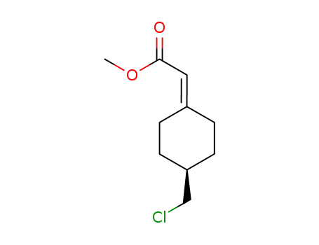 (4-Chloromethyl-cyclohexylidene)-acetic acid methyl ester