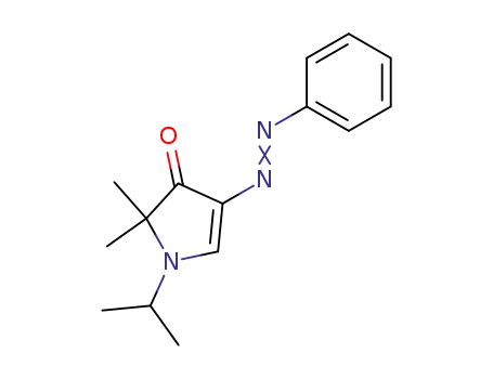 4-phenylazo-1-isopropyl-2,2-dimethyl-1H-pyrrol-3(2H)-one