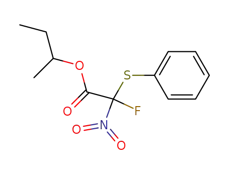 s-butyl fluoronitro(phenylthio)acetate