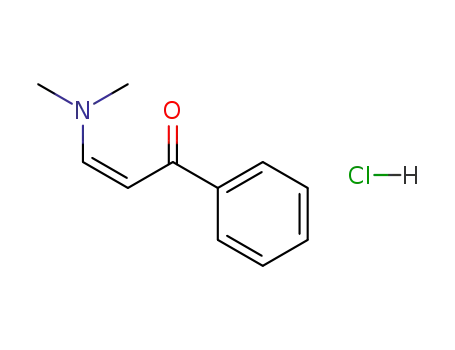 Molecular Structure of 91131-98-5 ((Z)-3-Dimethylamino-1-phenyl-propenone; hydrochloride)