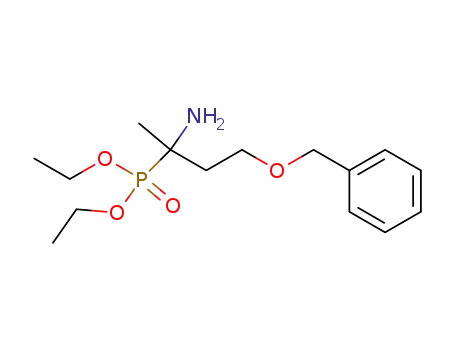 diethyl 3-benzyloxy-1-amino-1-methylpropylphosphonate