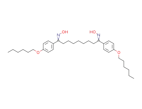 Molecular Structure of 104192-29-2 (1,9-Nonanedione,1,9-bis[4-(hexyloxy)phenyl]-, dioxime (9CI))