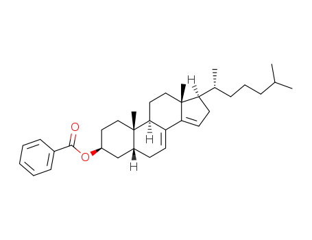 3β-(benzoyloxy)-5β-cholesta-7,14-diene