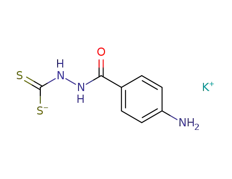 Benzoic acid, 4-amino-, 2-(dithiocarboxy)hydrazide, monopotassium
salt