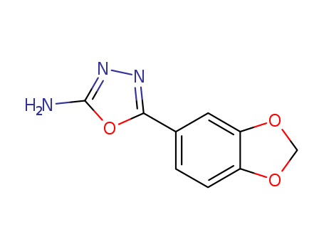 5-(1,3-benzodioxol-5-yl)-1,3,4-oxadiazol-2-amine