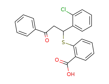 2-[1-(2-Chloro-phenyl)-3-oxo-3-phenyl-propylsulfanyl]-benzoic acid