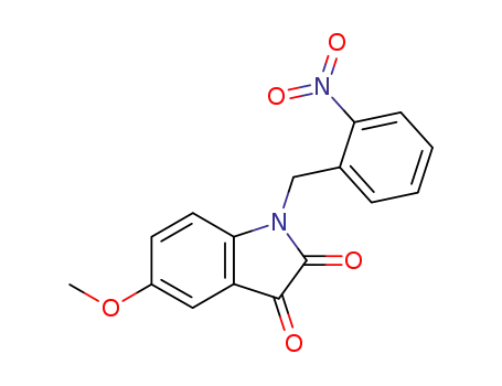 5-Methoxy-1-(2-nitro-benzyl)-1H-indole-2,3-dione