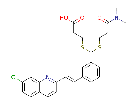 MK 571;3-[[[3-[(1E)-2-(7-Chloro-2-quinolinyl)ethenyl]phenyl][[3-(diMethylaMino)-3-oxopropyl]thio]Methyl]thio]propanoicacid