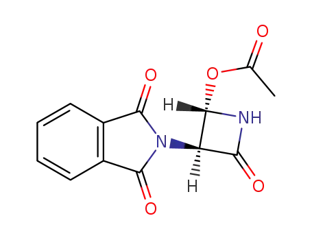 (3S,4S)-4-acetoxy-3-phthalimido-2-azetidinone