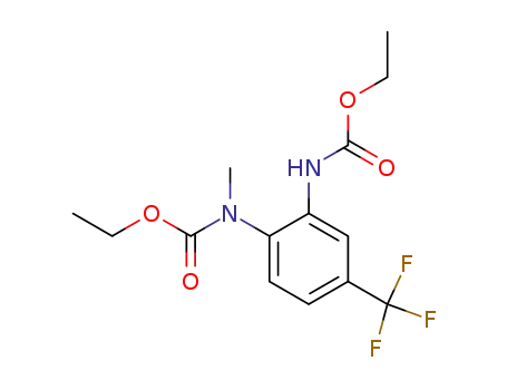 [2-(Ethoxycarbonyl-methyl-amino)-5-trifluoromethyl-phenyl]-carbamic acid ethyl ester