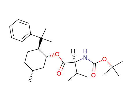 (1R,2S,5R)-2-(1-methyl-1-phenylethyl)-5-methylcyclohexyl (S)-2-<(tert-butoxycarbonyl)amino>-3-methylbutanoate