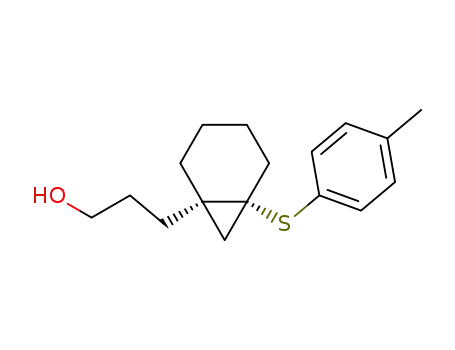 3-<(1S,6R)-6-(p-tolylthio)bicyclo<4.1.0>hept-1-yl>propanol