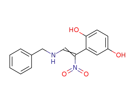 1-(2',5'-dihydroxyphenyl)-1-nitro-2-benzylaminoethylene