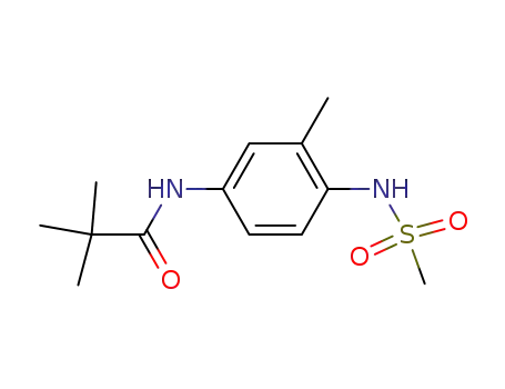 2-methyl-4-pivalamido-N-methanesulphonyl aniline