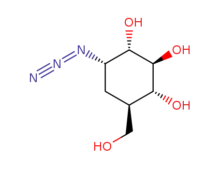 (1R,2S,3S,4S,6R)-4-Azido-6-hydroxymethyl-cyclohexane-1,2,3-triol