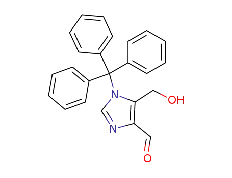 4-(5-hydroxymethyl-1-triphenylmethyl)imidazolecarboxaldehyde