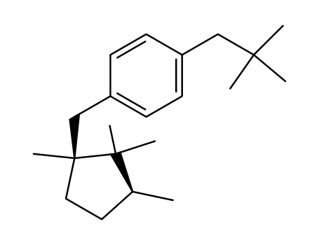 4-neopentyl-1-<<(1S,3S)-1,2,2,3-tetramethylcyclopentyl>methyl>benzene