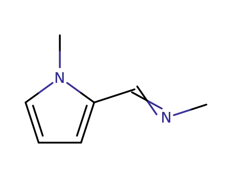 Molecular Structure of 64435-31-0 (Methanamine, N-[(1-methyl-1H-pyrrol-2-yl)methylene]- (9CI))