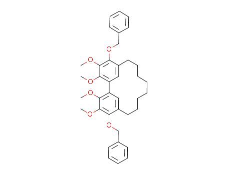 10,17-bis(benzyloxy)-11,12,15,16-tetramethoxy<8,0>metacyclophane