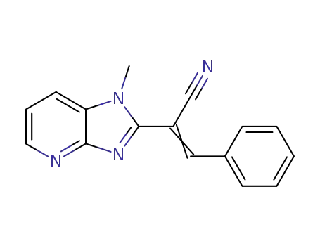 (E)-2-(1-Methyl-1H-imidazo[4,5-b]pyridin-2-yl)-3-phenyl-acrylonitrile