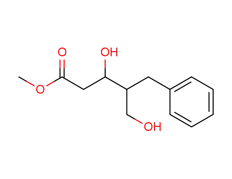 3-Hydroxy-4-hydroxymethyl-5-phenyl-pentanoic acid methyl ester