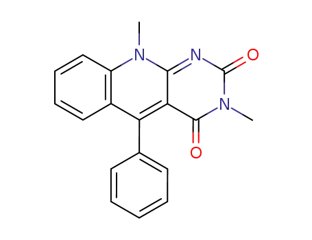3,10-Dimethyl-5-phenyl-pyrimido<4,5-b>chinolin-2,4(3H,10H)-dion