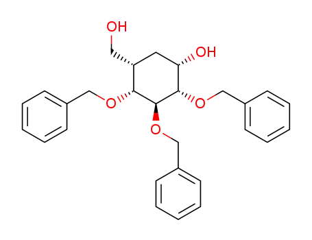 1D-(1,2,4,5/3)-2,3,4-Tri-O-benzyl-5-C-hydroxymethyl-1,2,3,4-cyclohexantetrol