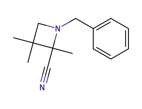 1-Benzyl-2,3,3-trimethyl-azetidine-2-carbonitrile