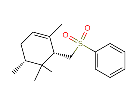 1,4β,5,5,-Tetramethyl-6β-<(phenylsulfonyl)methyl>cyclohexene